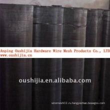 Низкоуглеродистая стальная черная проволочная сетка / ткань (заводская)